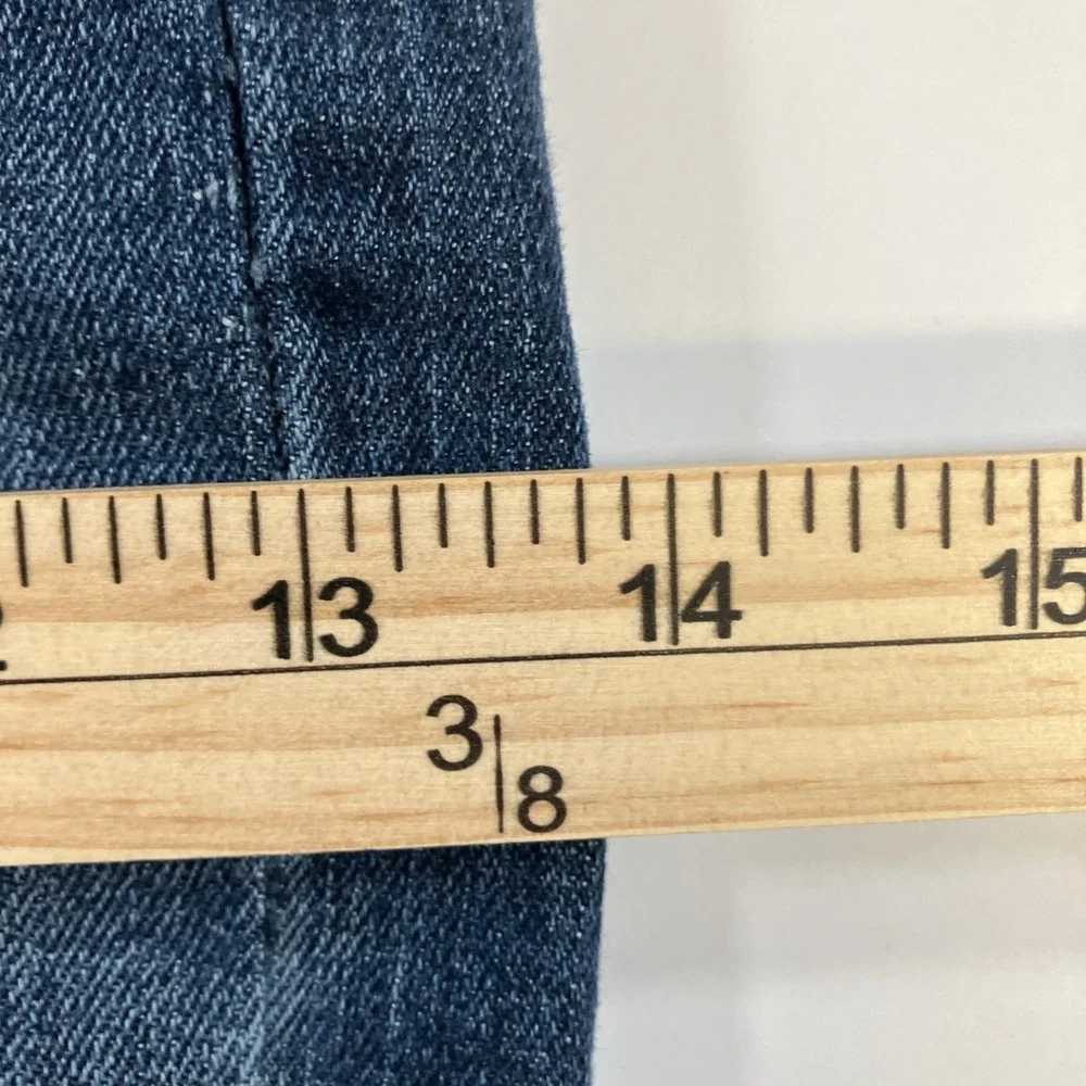 Levis 559 Relaxed Fit Straight Stretch 40x32 Medium Wash Denim Blue Jeans Zip